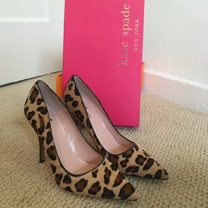 Women’s Kate Spade Leopard Calf-hair Pumps!